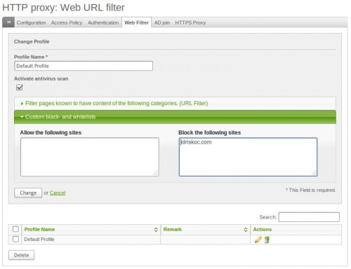 Web URL filter1